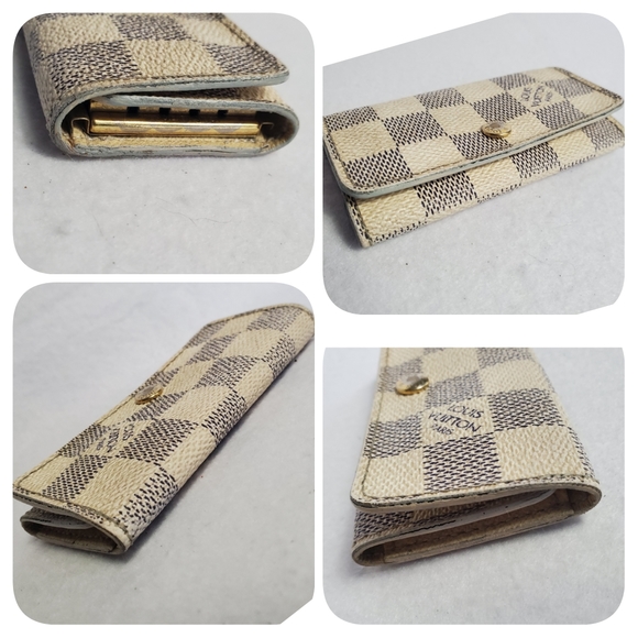 Authentic Preowned LV Damier Azur Key Chain - Picture 4 of 7
